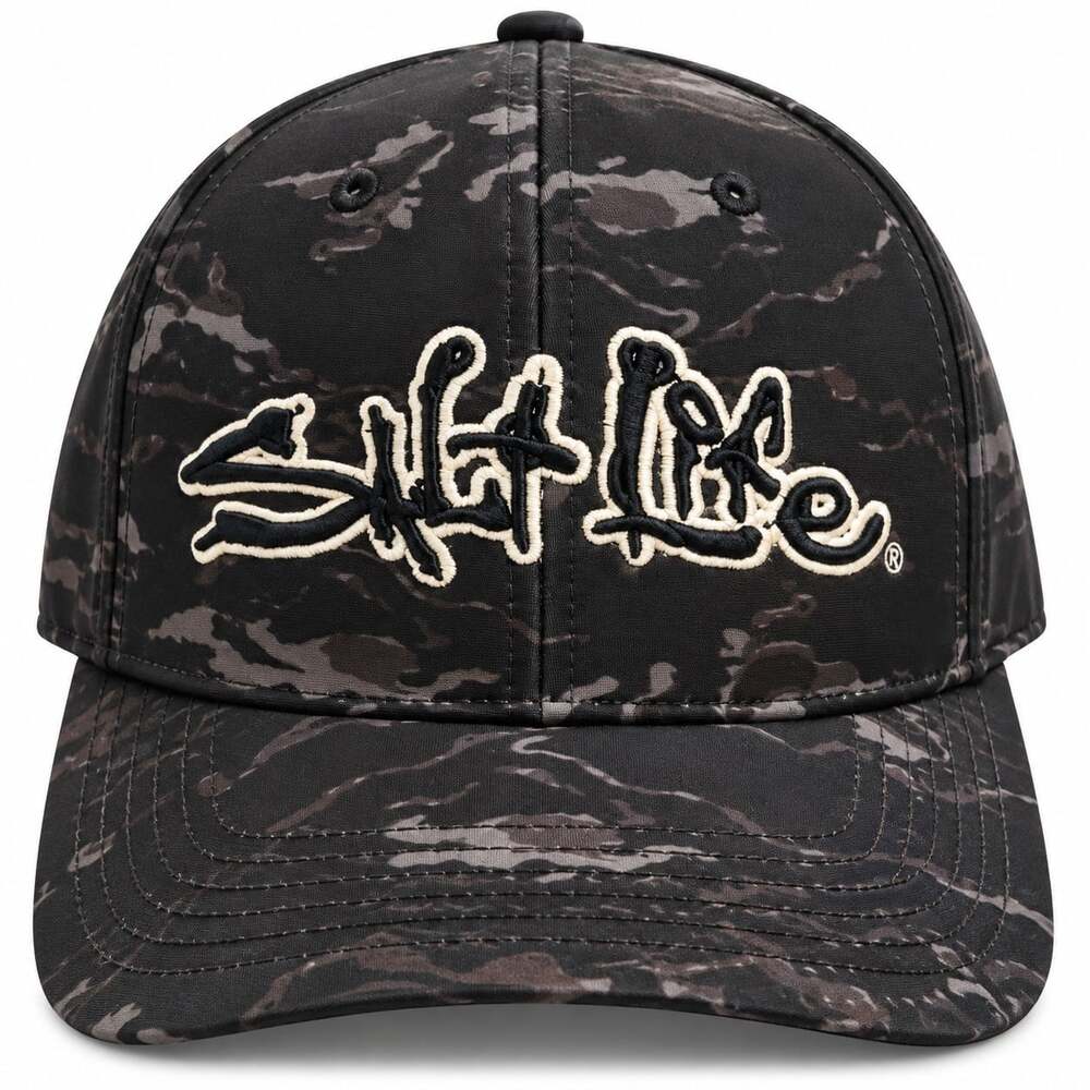 Salt Life Camo Flex-Fit Stretch Structured OSFM Hat Cap NWT New Excellent R15